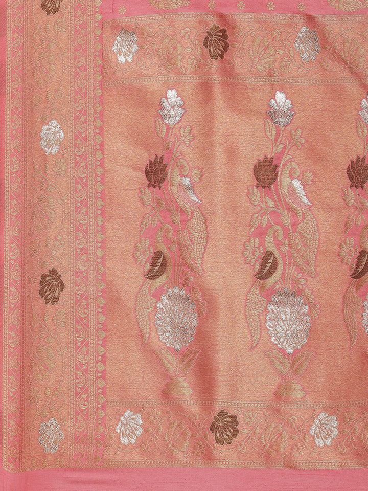 Zari Booti Handloom Woven Saree