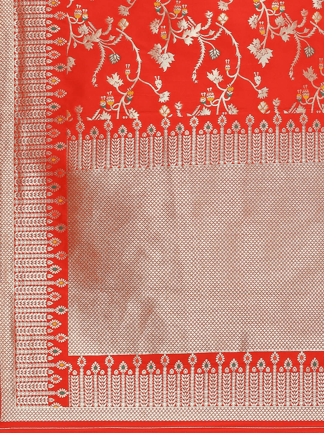 Zari Jaal Woven Art Silk Banarsi Saree