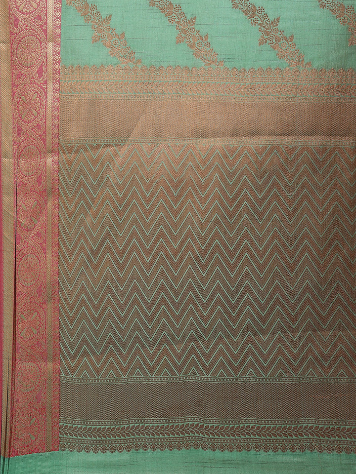 Zari Jaal Woven Handloom Saree