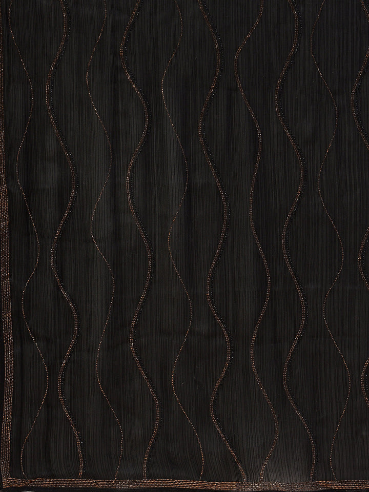 Swarovski Jaal Embroidered Chiffon Saree