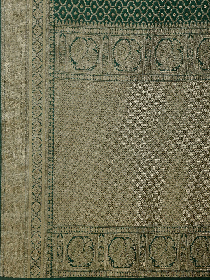 Brocade Zari Jaal Handloom Woven Saree