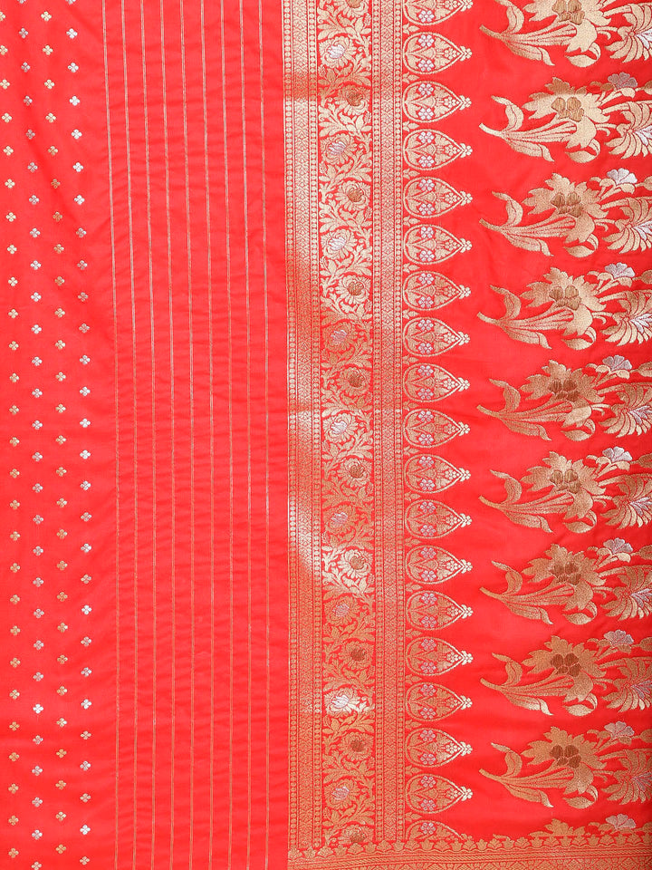Zari Jaal Woven Banarsi Saree