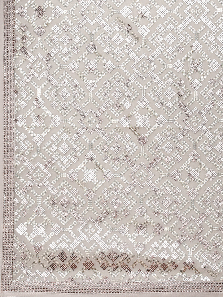 Sequin Embroidered Georgette Saree