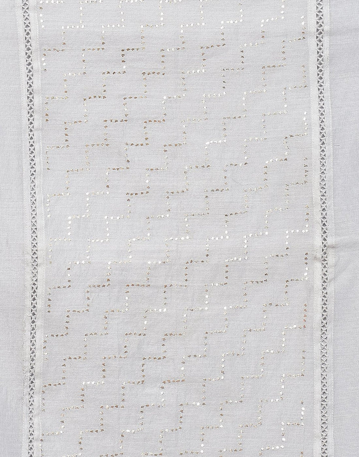 Chanderi Embroidered Suit Piece