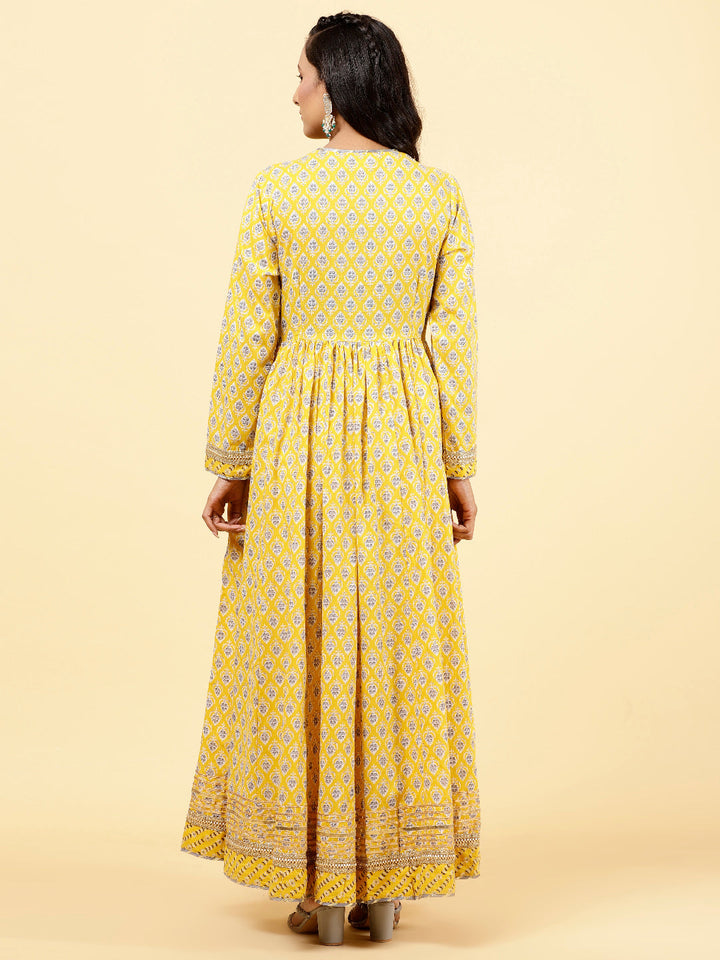 Floral Printed Cotton Kurta