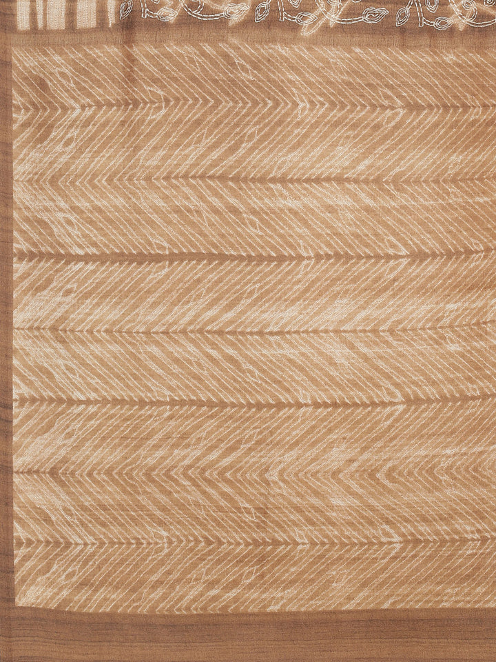 Resham Jaal Printed Handloom Saree