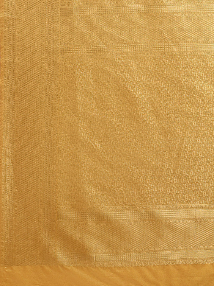 Brocade Zari Booti Art Handloom Woven Saree
