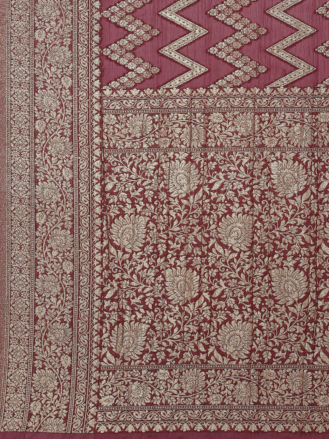 Zari Jaal Woven Georgette Saree