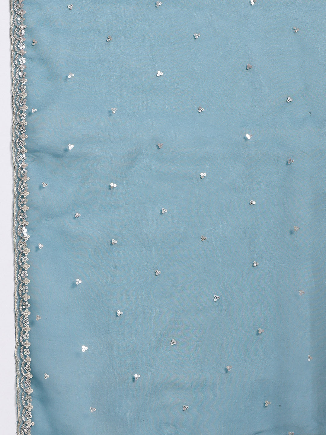 Sequence Embroidery Tissue Saree