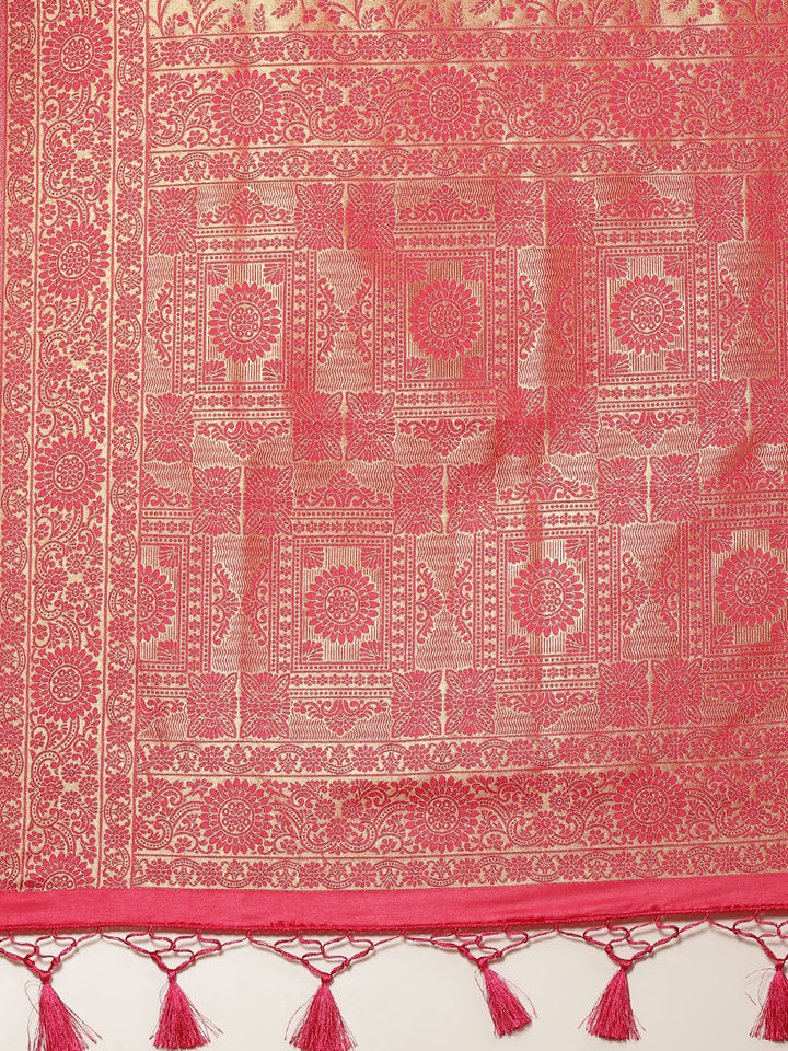 Zari Jaal Art Handloom Saree