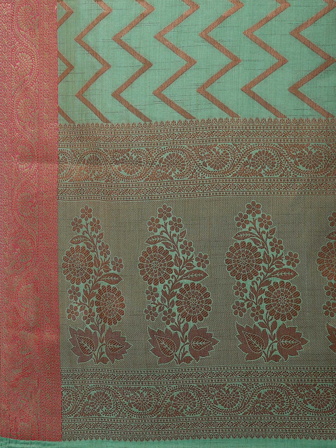 Zari Jaal Woven Handloom Saree