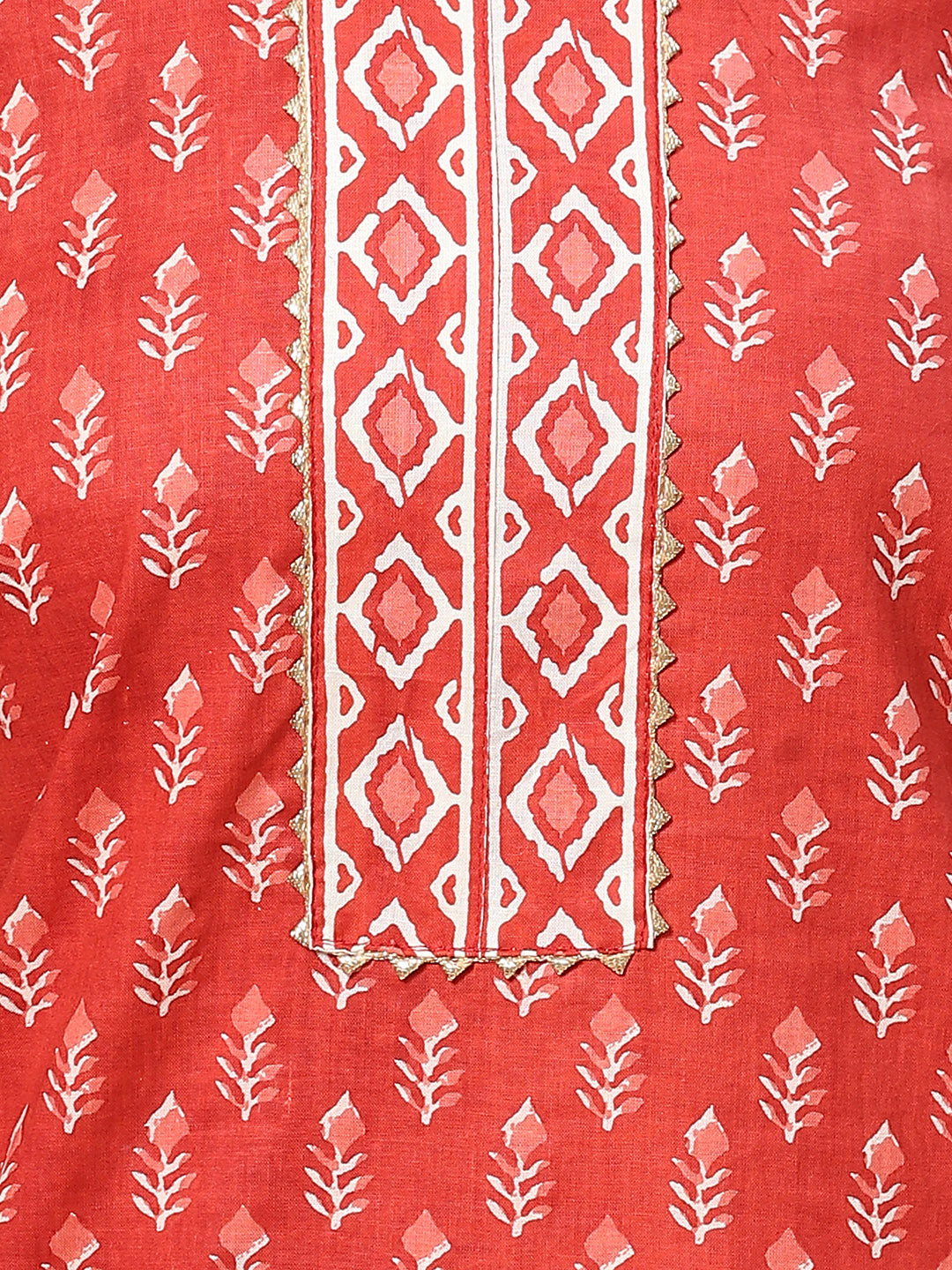 Printed Cotton Unstitched Suit Piece With Dupatta