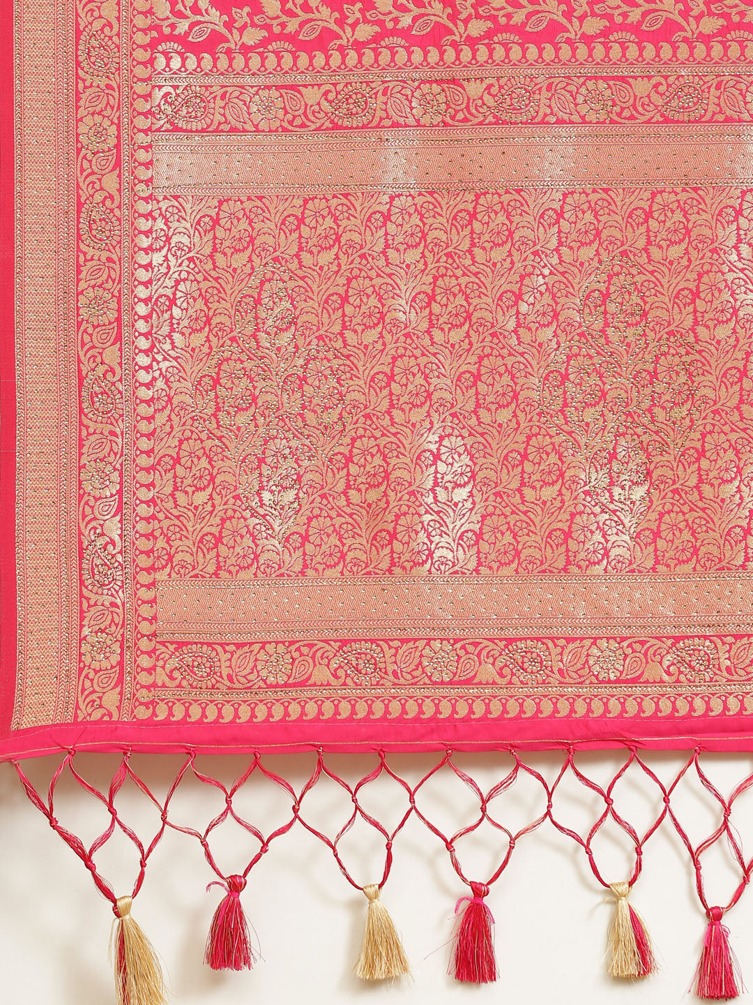 Stone Jaal Banarasi Saree