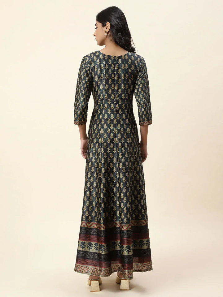 Printed Handloom Anarkali Kurta