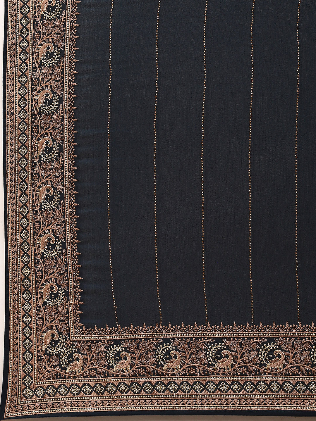 Swarovski Embroidered Georgette Saree