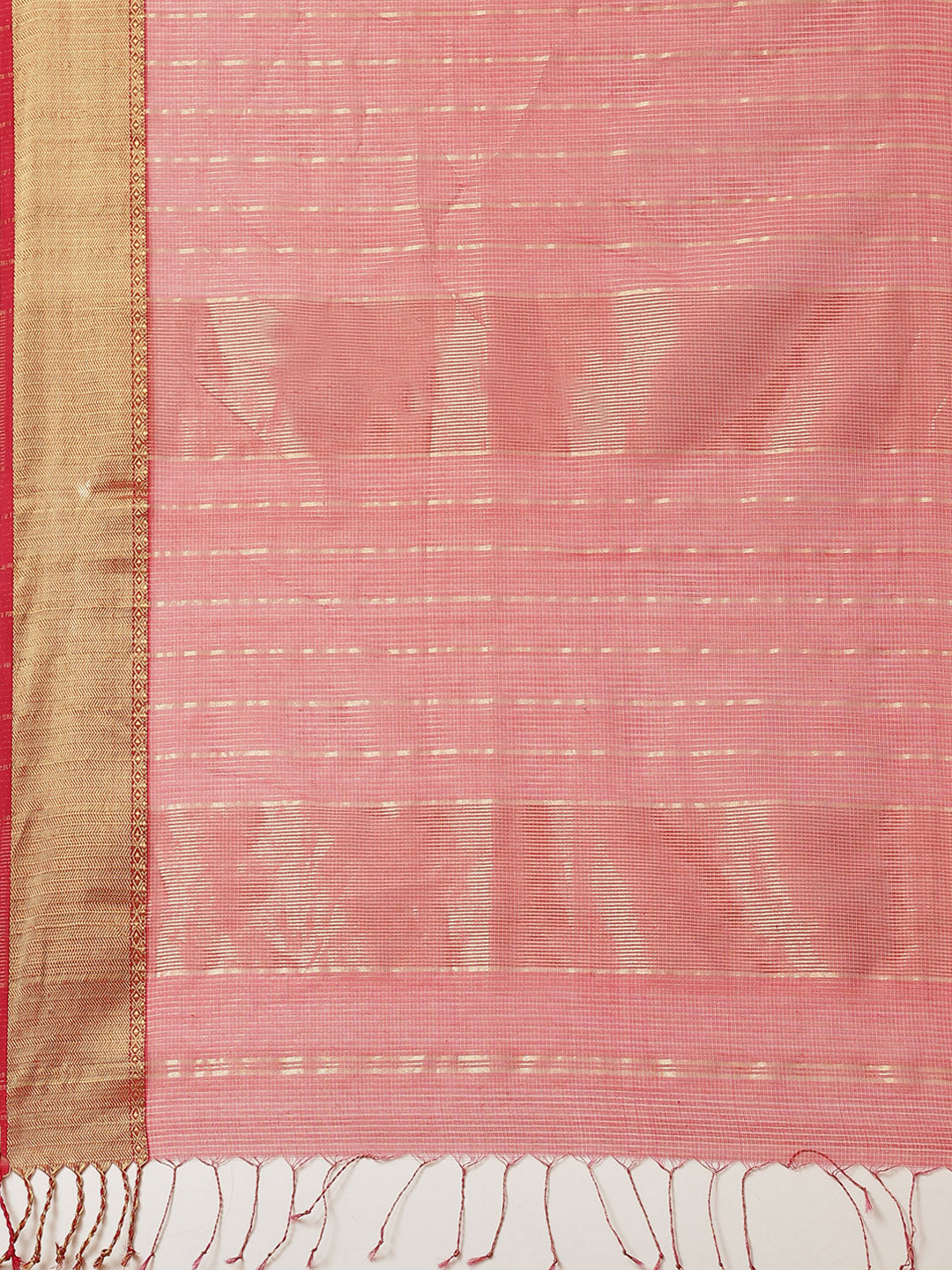 Zari Jaal Cotton Woven Saree