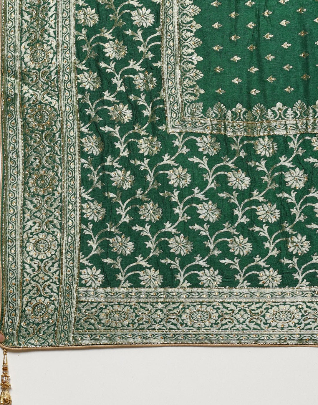 Woven Embroidered Banarasi Saree