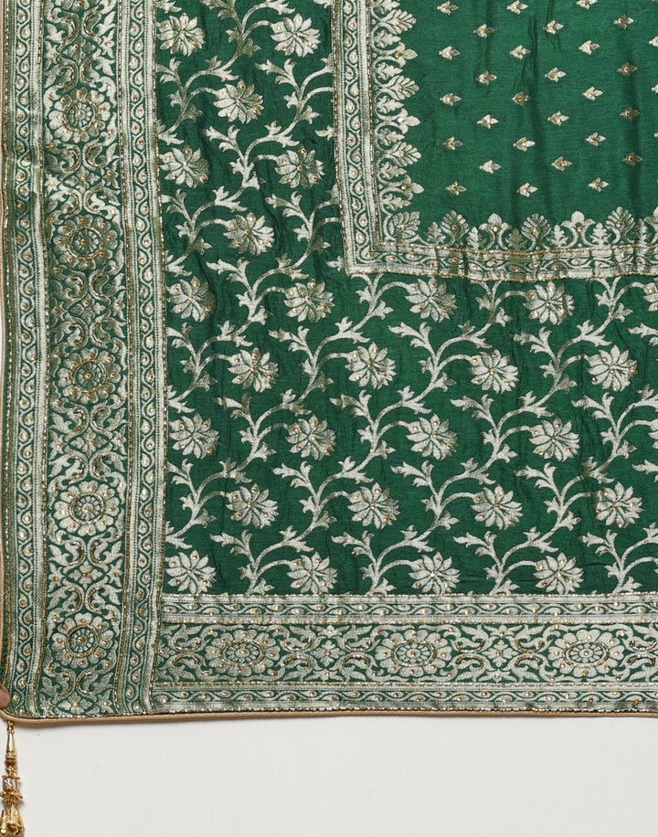 Woven Embroidered Banarasi Saree