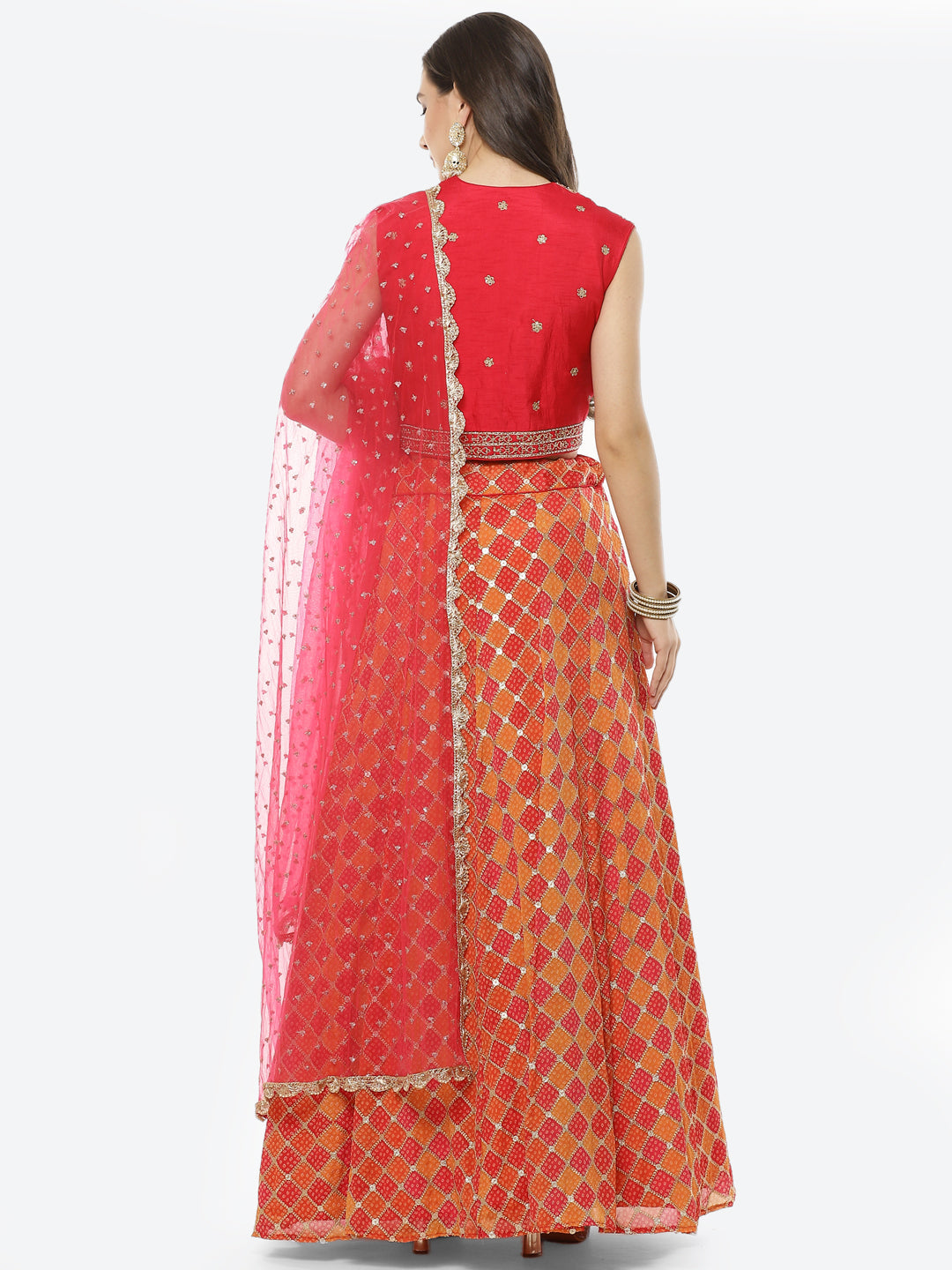Sequence Georgette Lehenga With Choli And Net Dupatta