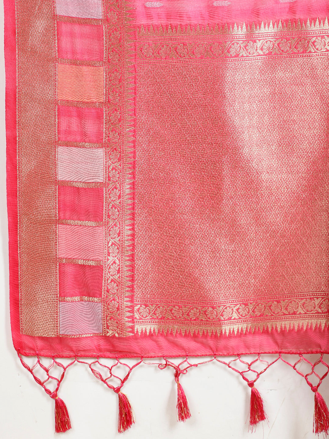 Zari Booti  Woven Saree