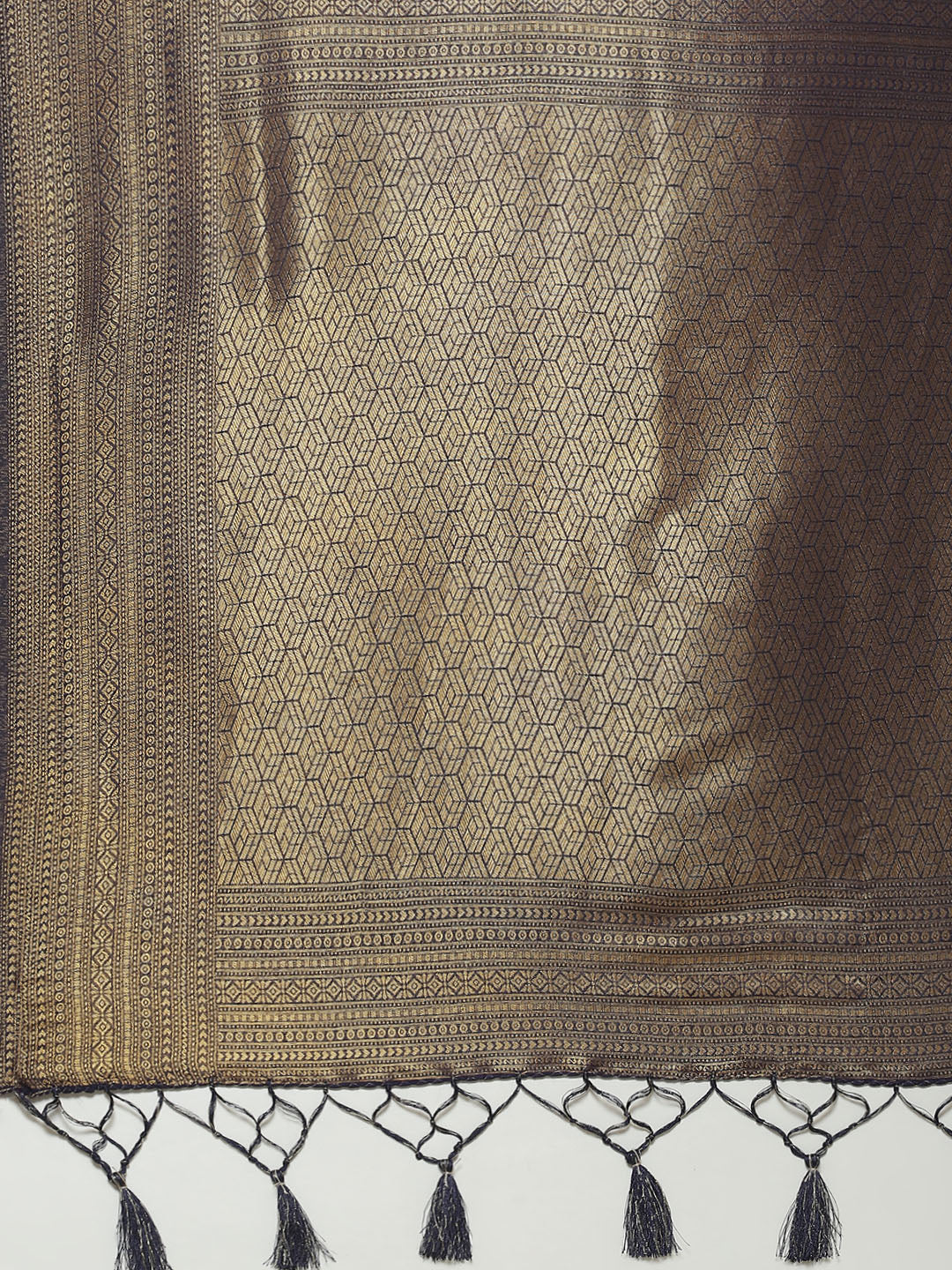 Zari Jaal Woven Handloom Saree