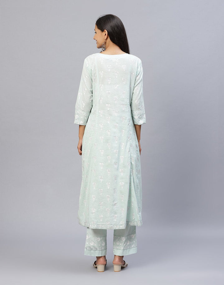Cotton Printed Kurti Palazzo Set