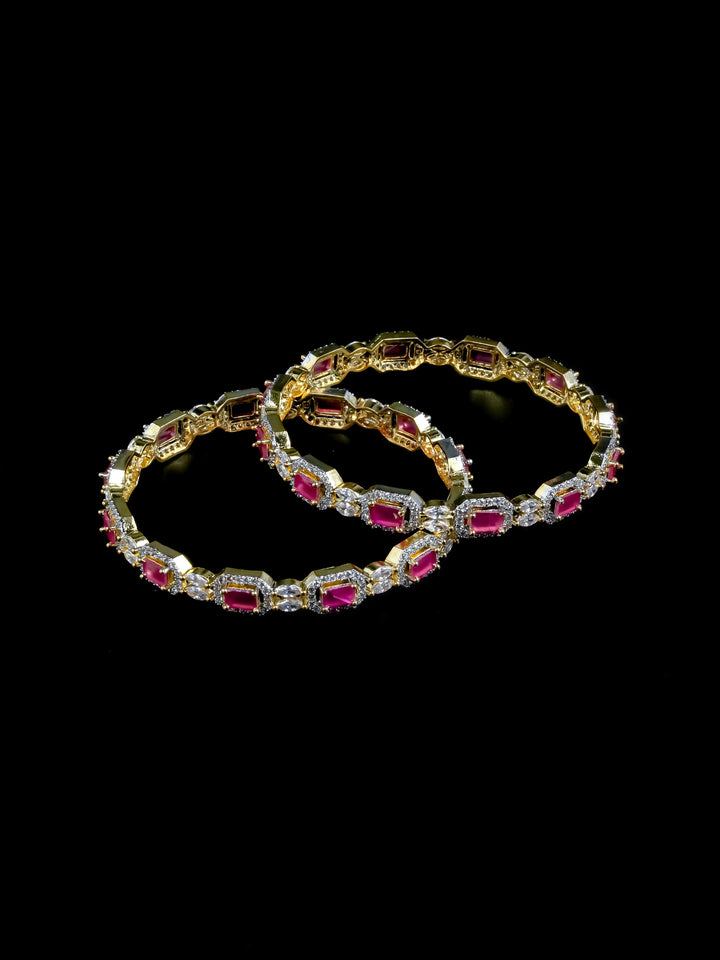 Gold &amp; Silver AD Bangles Set