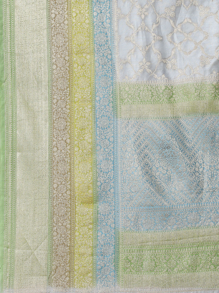 Zari Jaal Cotton Woven Saree