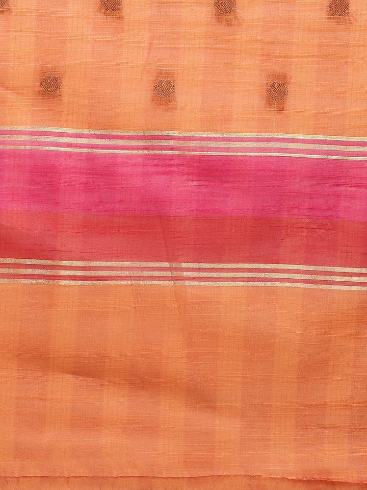 Zari Border Cotton Woven Saree