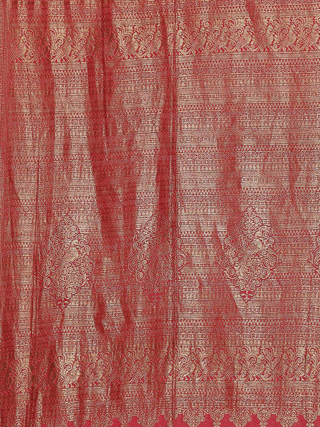 Zari Booti Crepe Saree