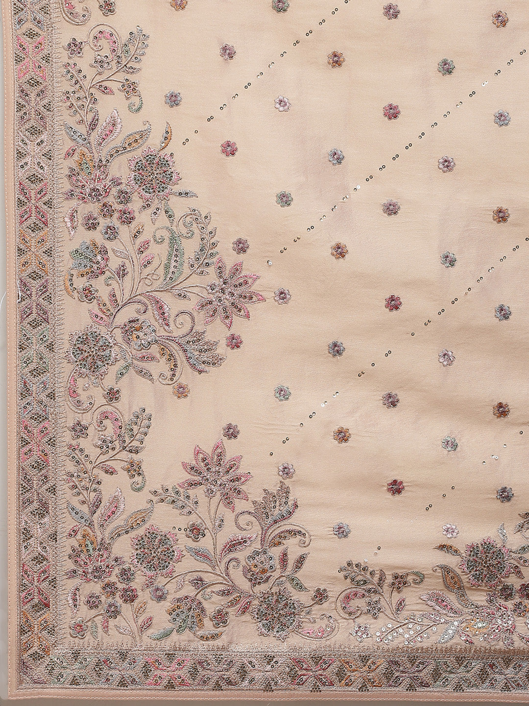 Resham Jaal Embroidery Banarsi Saree