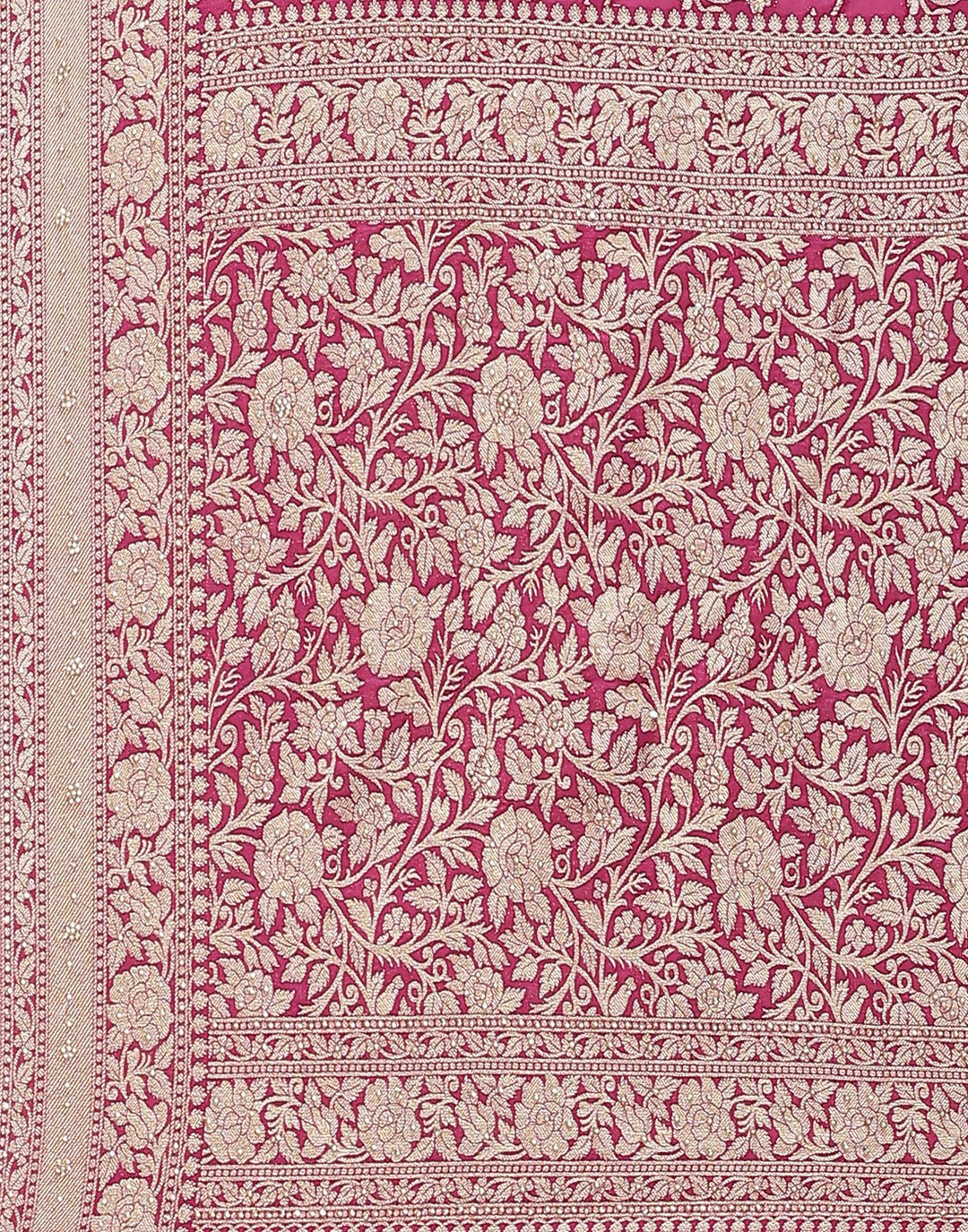 MBZ Meena Bazaar-Zari Jaal Art Georgette Saree