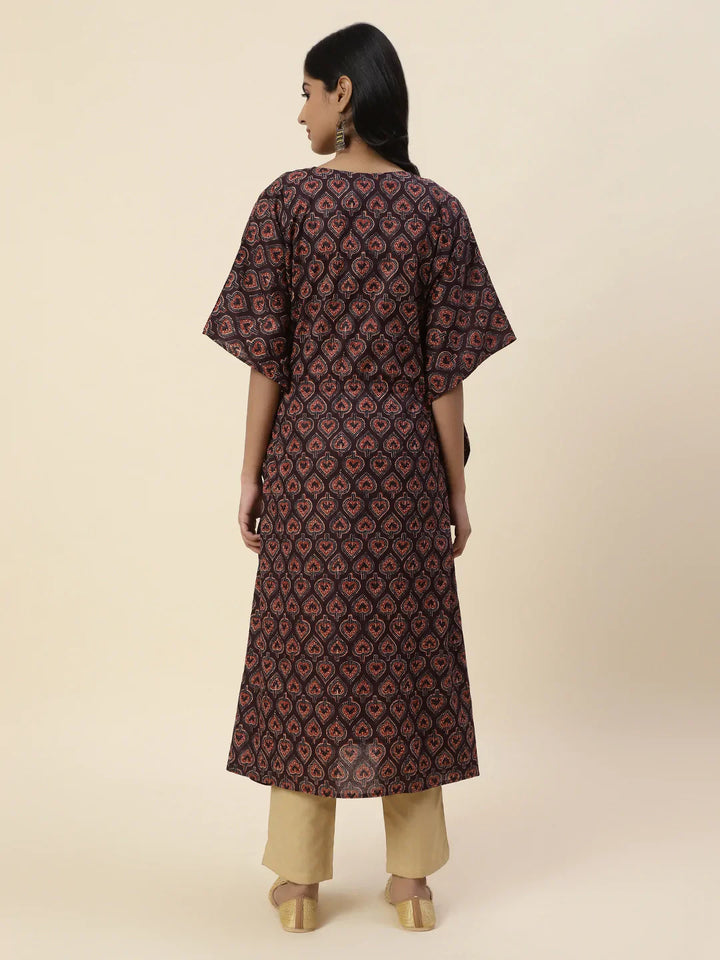 Printed Cotton Kaftan Kurta