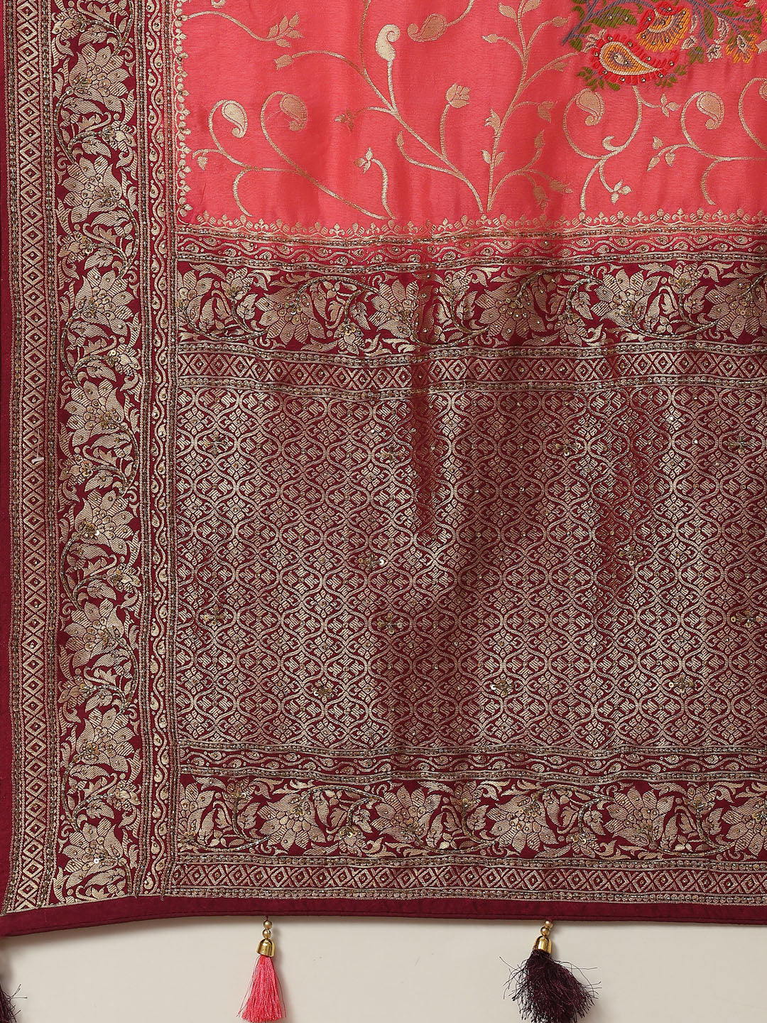 Embroidered Banarasi Saree