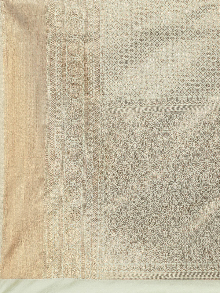 Zari Jaal Woven Cotton Saree