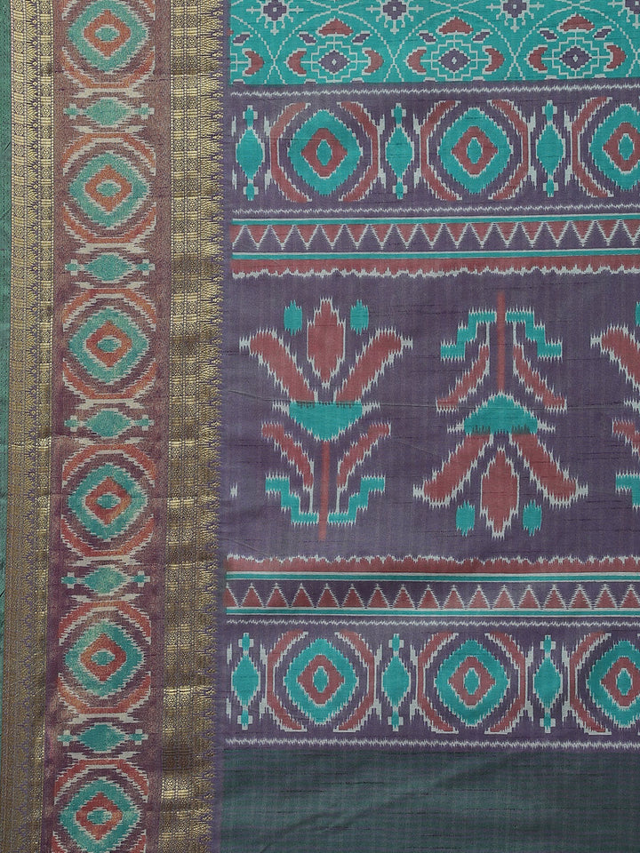 Patola Art Handloom Printed Saree