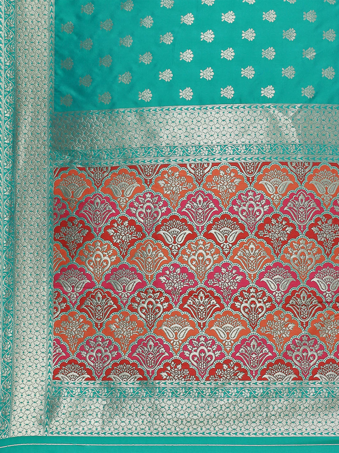 Zari Booti Woven Art Silk Banarsi Saree
