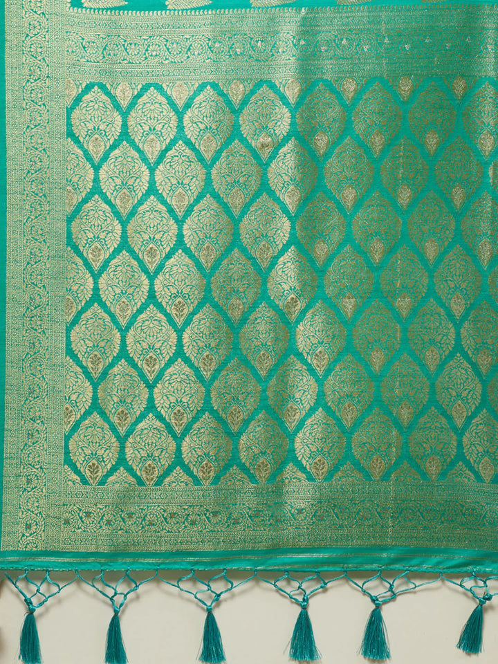 Zari Booti Handloom Woven Saree
