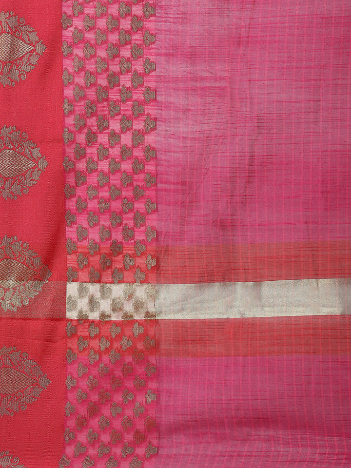 Zari Border Cotton Woven Saree