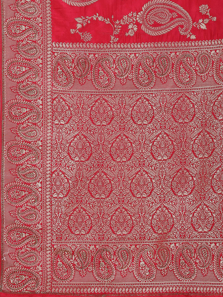 Stone Work Banarasi Embroidered Saree