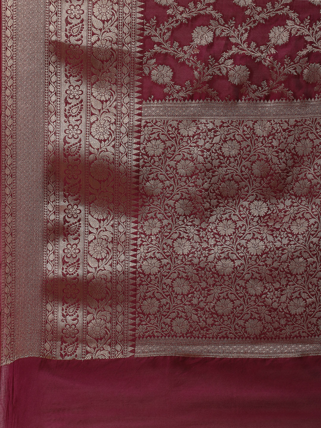 Zari Jaal Cotton Woven Saree