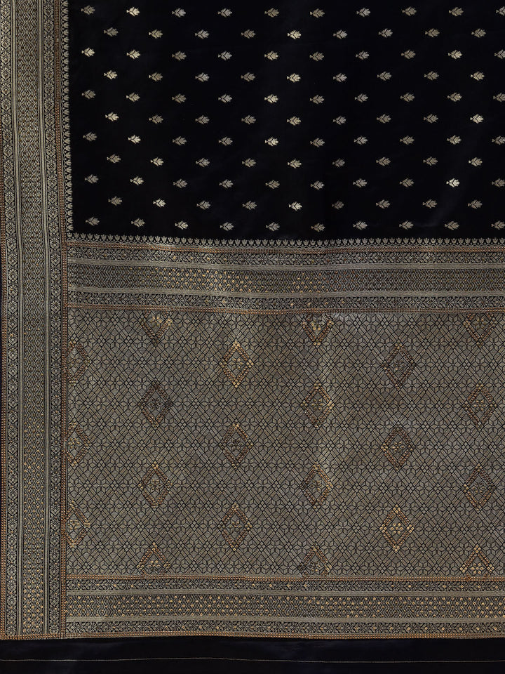 Swarovski Embroidered Satin Saree