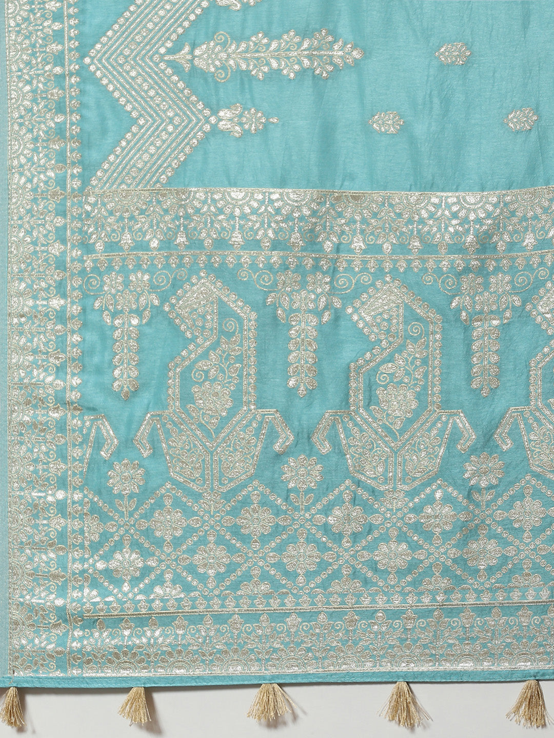 Zari Jaal Handloom Woven Saree