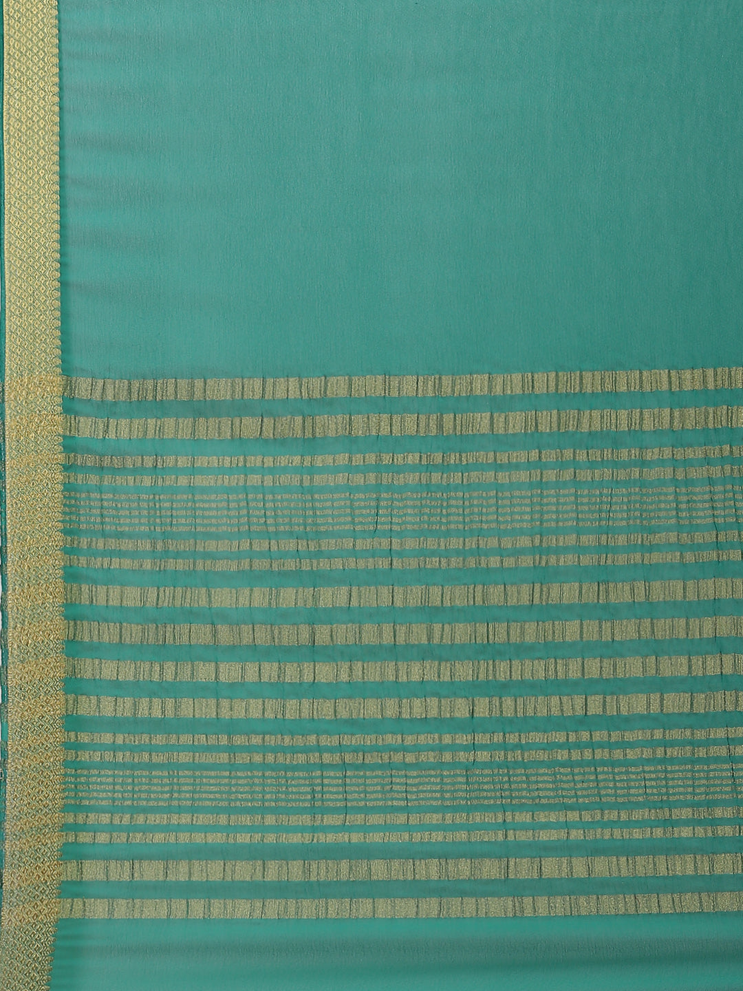 Piped Border Chiffon Plain Saree