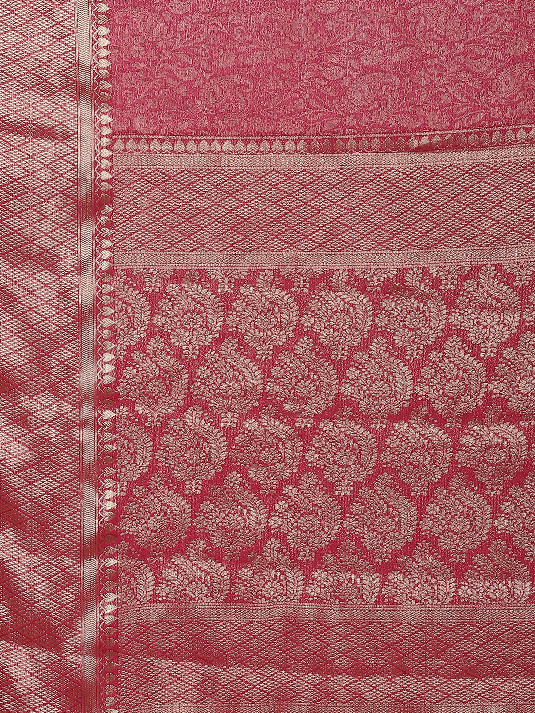 Brocade Woven Georgette Saree