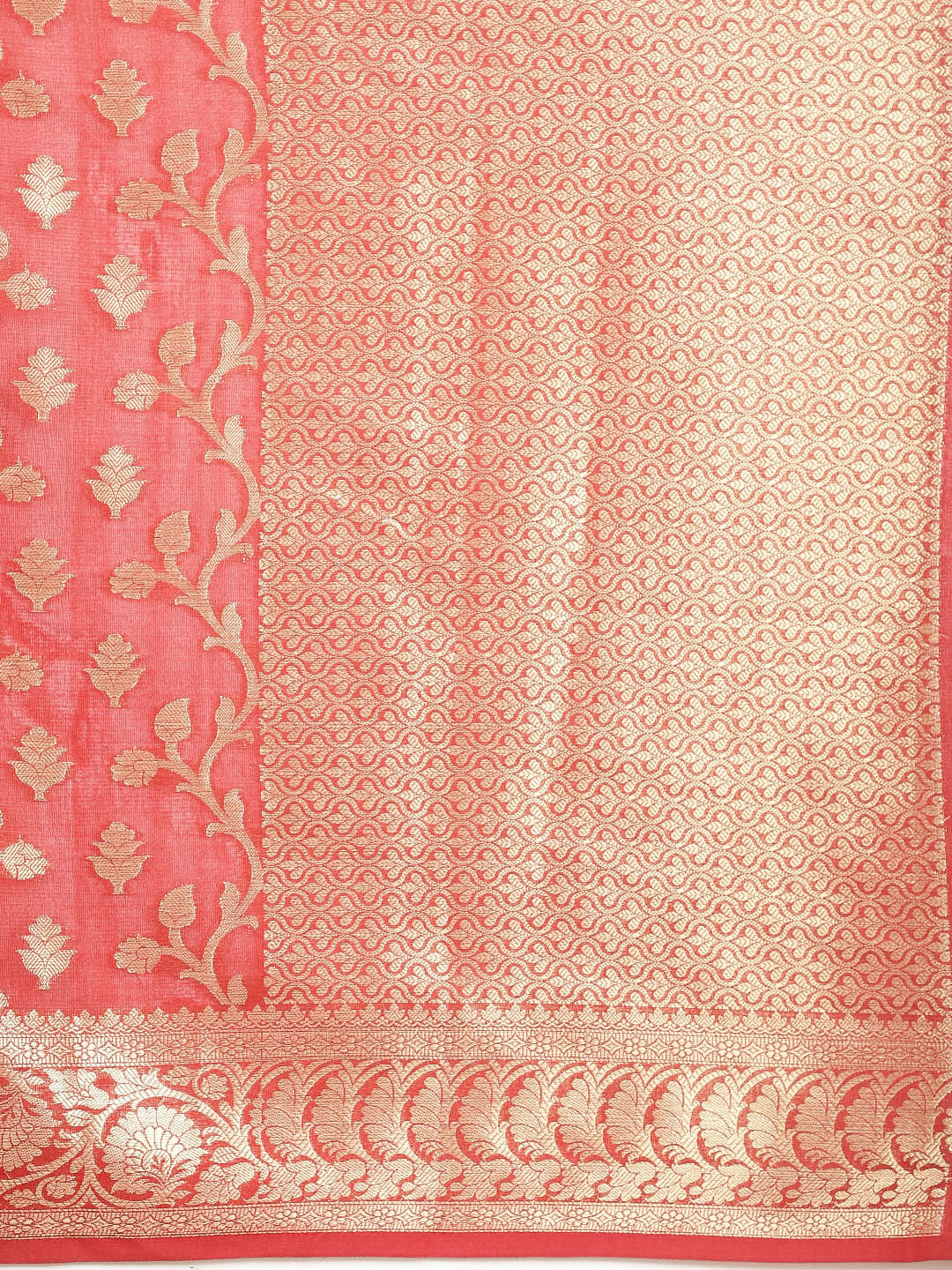 Zari Jaal Woven Cotton Saree