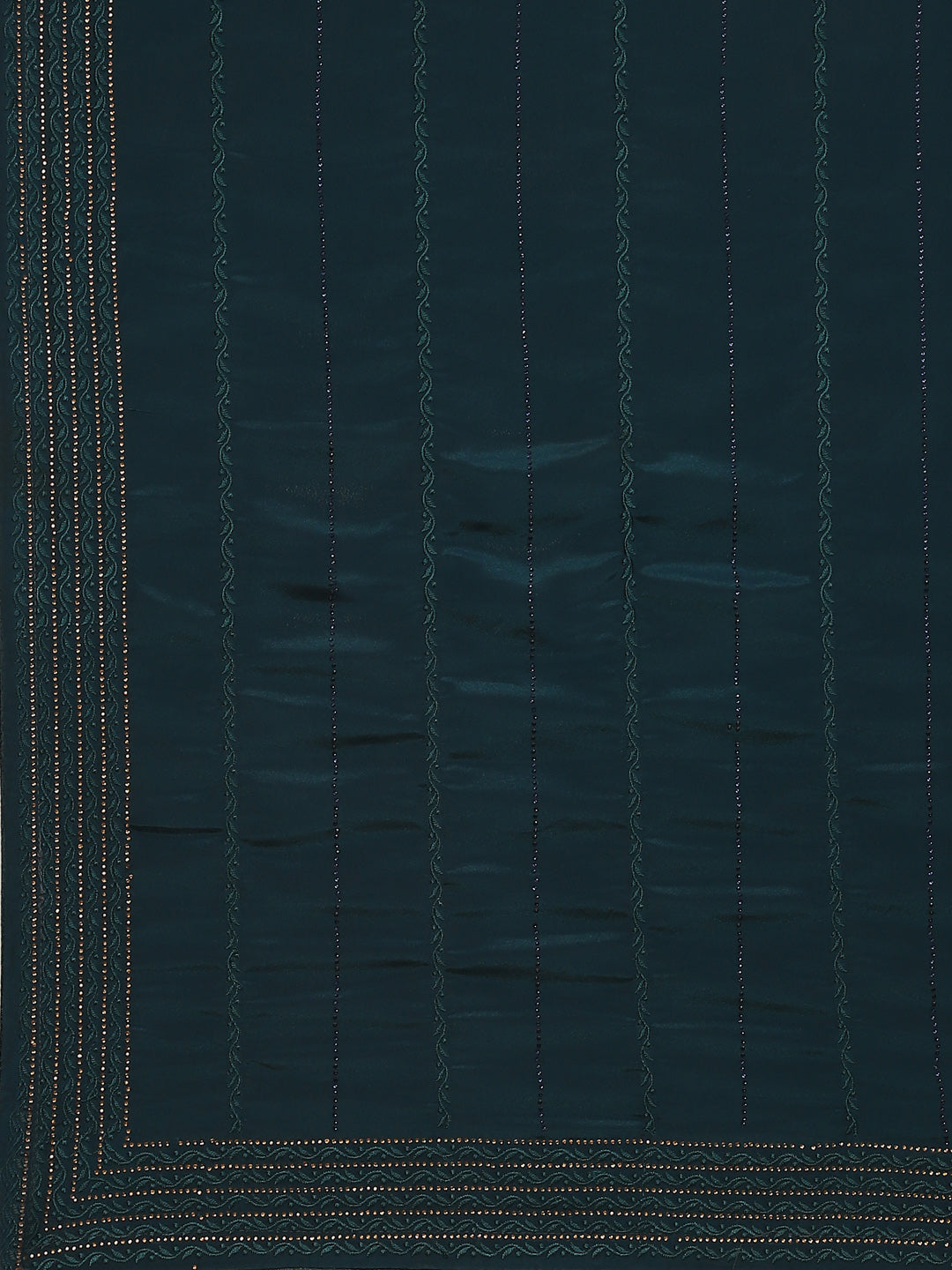 Swarovski Embroidered Crepe Saree