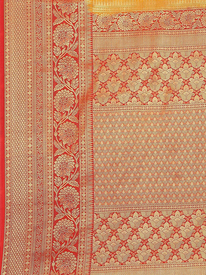 Art Handloom Saree with Zari Border Booti