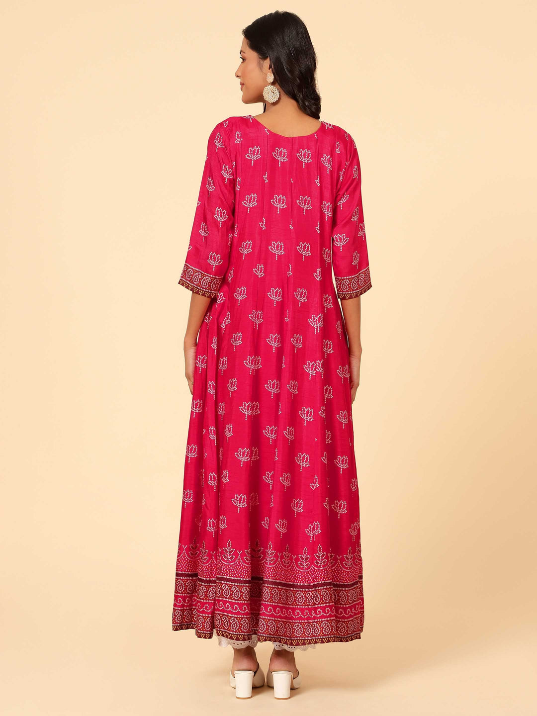 Floral Printed Handloom Kurta