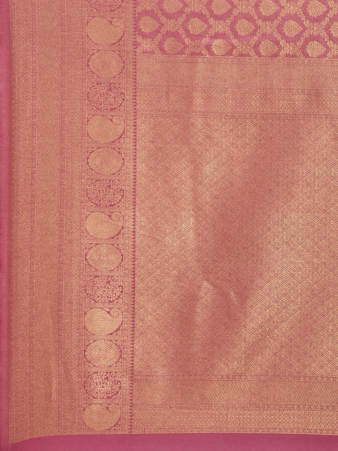 Brocade Zari Jaal Handloom Woven Saree
